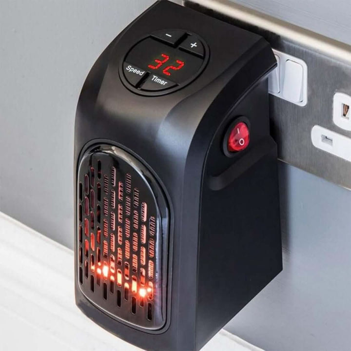 Warmfell™ Compact Plug-In Heater with Timer for Small Rooms