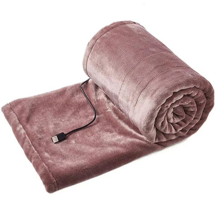 Warmfell™ Portable USB Heated Throw with 3 Heat Levels