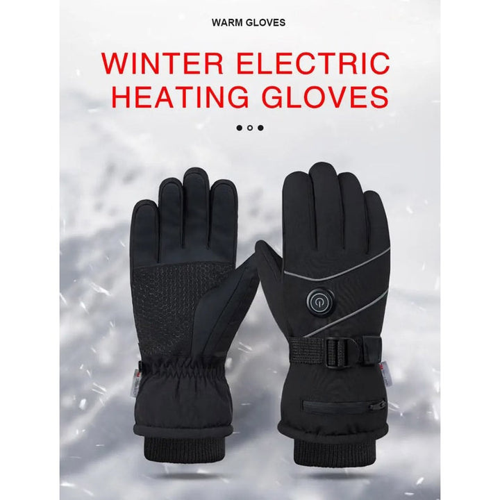 Warmfell™ Rechargeable Heated Gloves with Fleece Lining and 3 Heat Levels