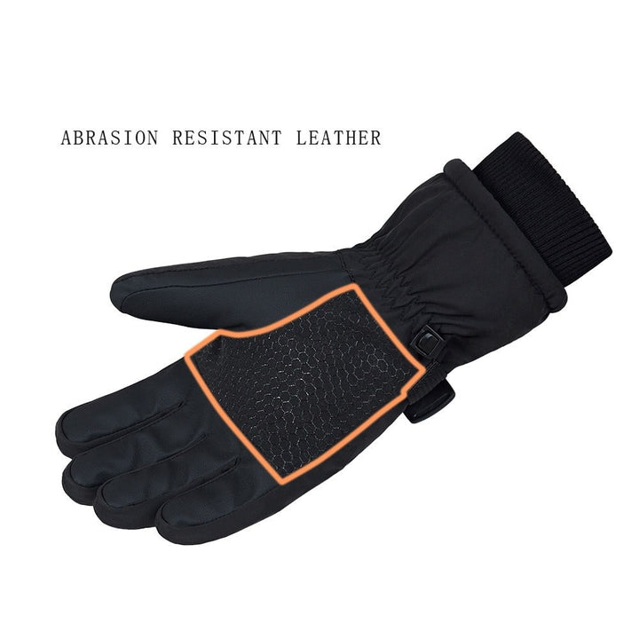 Warmfell™ Rechargeable Heated Gloves with Fleece Lining and 3 Heat Levels