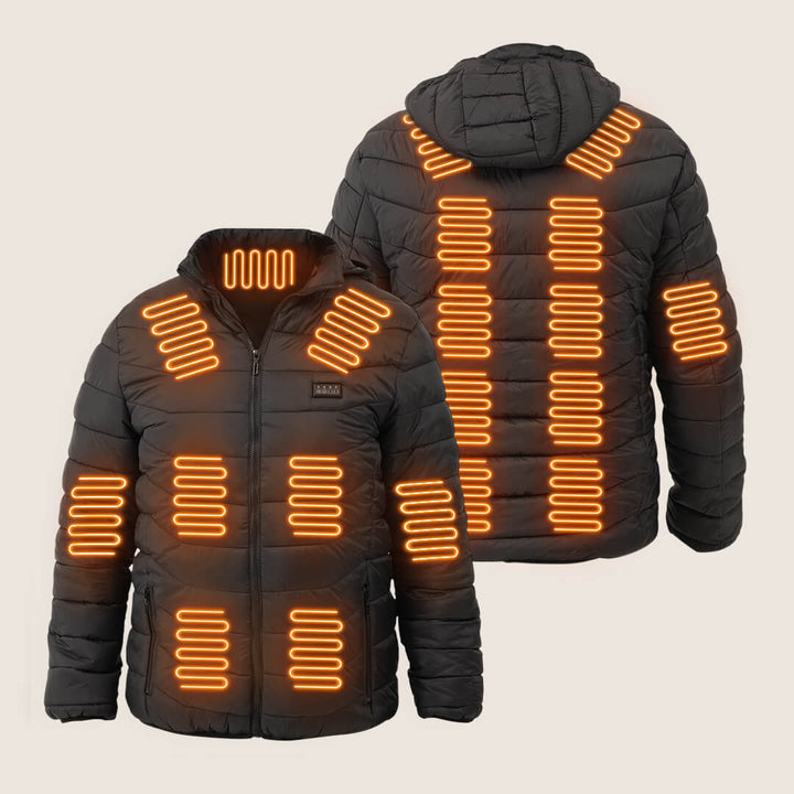 Warmfell™ Heated Puffer Jacket with Arm, Core and Back Zones