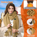 Warmfell™ USB Heated Fleece Scarf with Three Adjustable Warmth Levels