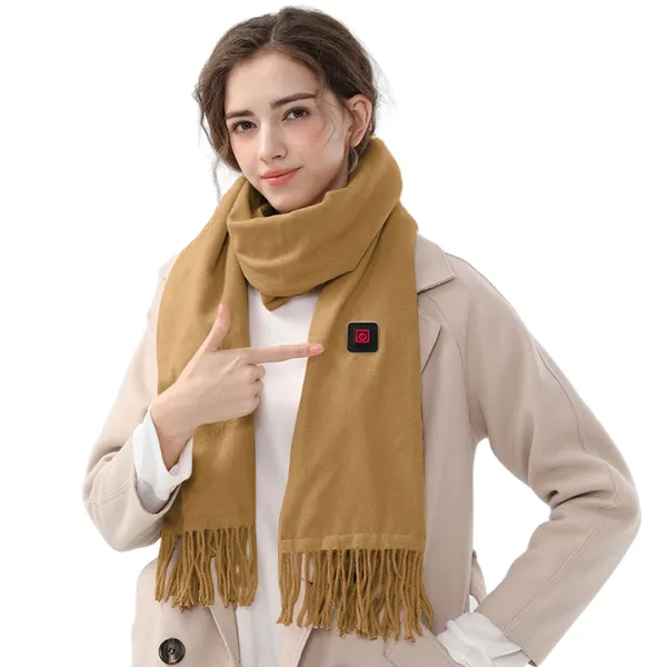 Warmfell™ USB Heated Fleece Scarf with Three Adjustable Warmth Levels