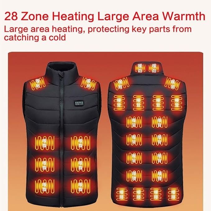 Warmfell™ Quilted Heated Gilet with Multi-Zone Core Warmth