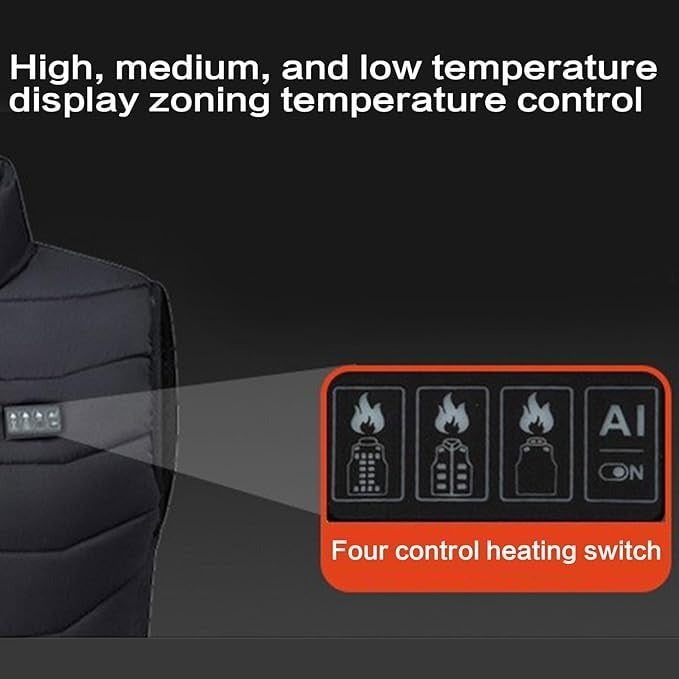 Warmfell™ Quilted Heated Gilet with Multi-Zone Core Warmth
