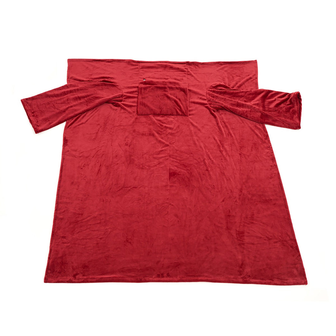 Warmfell™ Heated Wearable Blanket with Sleeves and Chest Heat Panel
