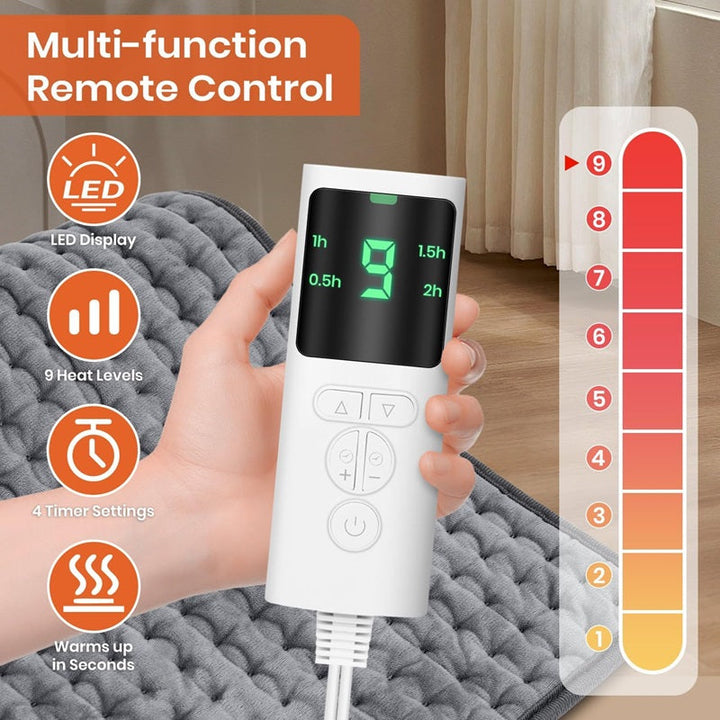 Warmfell™ Infrared Heating Pad with 9 Settings and 4 Timers