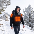 Warmfell™ Men's Heated Hoodie with Chest and Back Warmth