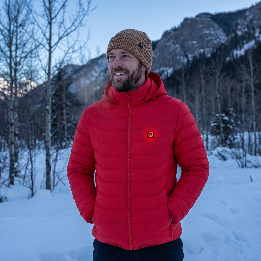 Warmfell™ Unisex Heated Jacket with 9 Zones and Detachable Hood