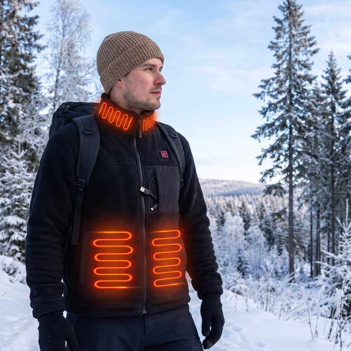 Warmfell™ Heated Fleece Jacket with 4-Zone Warmth