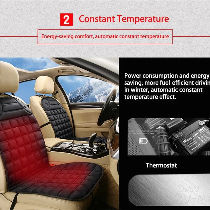Warmfell™ Heated Car Seat Cushion with Smart Temperature Control