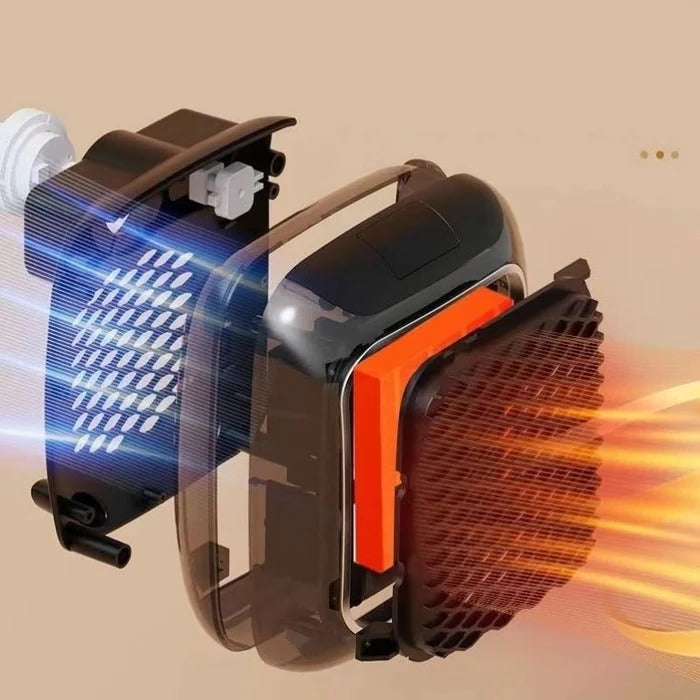 Warmfell™ Compact 800W Wall Socket Heater with Thermostat