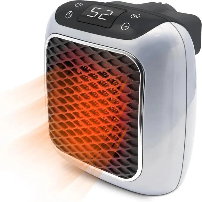 Warmfell™ Space-Saving 800W Socket Heater with 12-Hour Timer