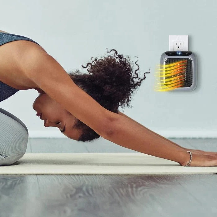 Warmfell™ Space-Saving 800W Socket Heater with 12-Hour Timer