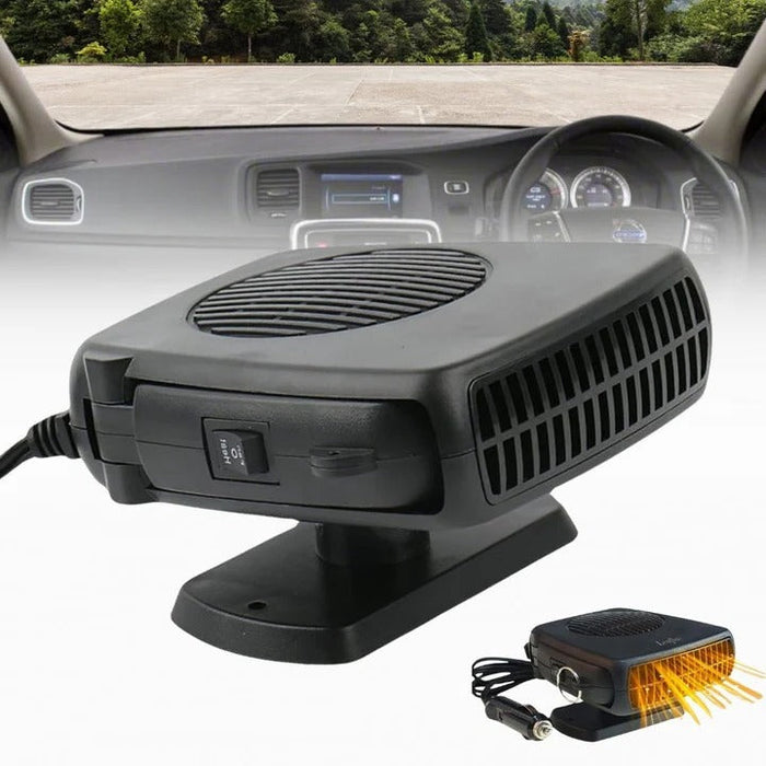 Warmfell™ Ceramic 12V Car Heater with Thermostat for Clear, Warm Drives
