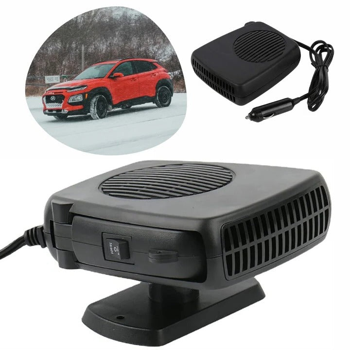 Warmfell™ Ceramic 12V Car Heater with Thermostat for Clear, Warm Drives