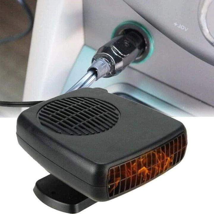Warmfell™ Ceramic 12V Car Heater with Thermostat for Clear, Warm Drives