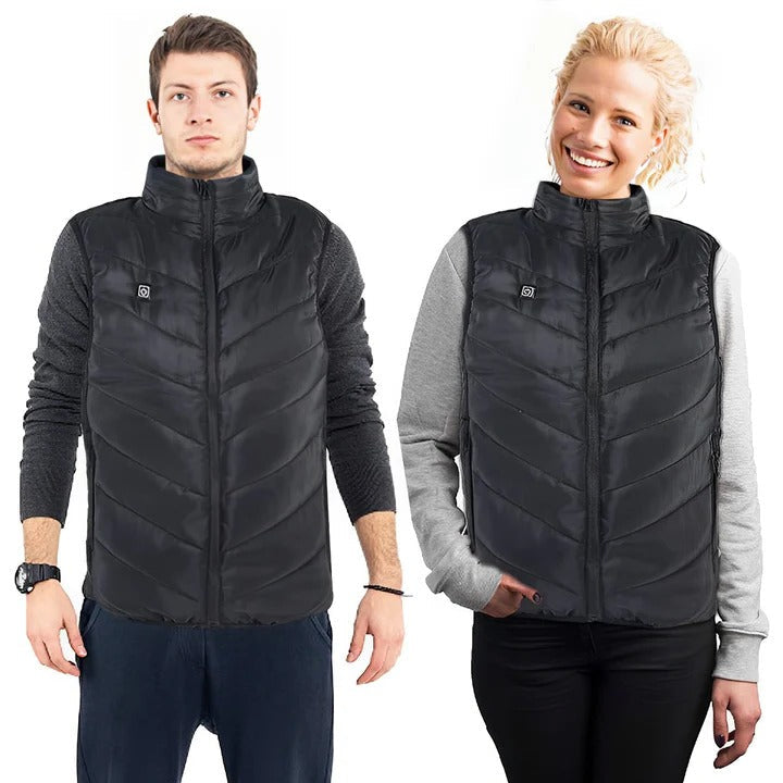 Warmfell™ Heated Puffer Gilet with 10,000mAh Power Bank Included