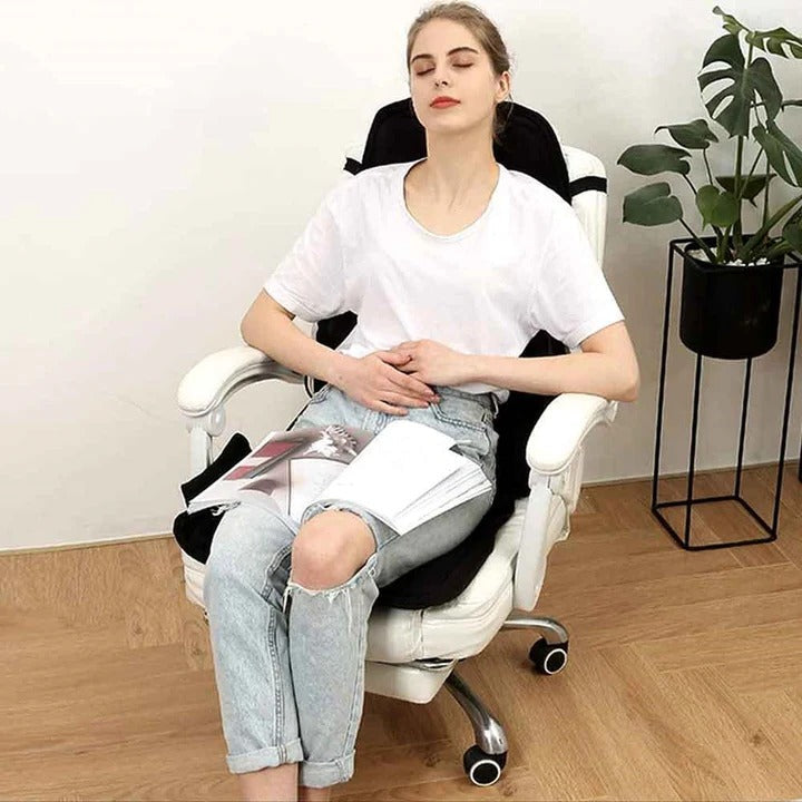 Warmfell™ Full Back Shiatsu Massage Cushion with Heated Neck Support