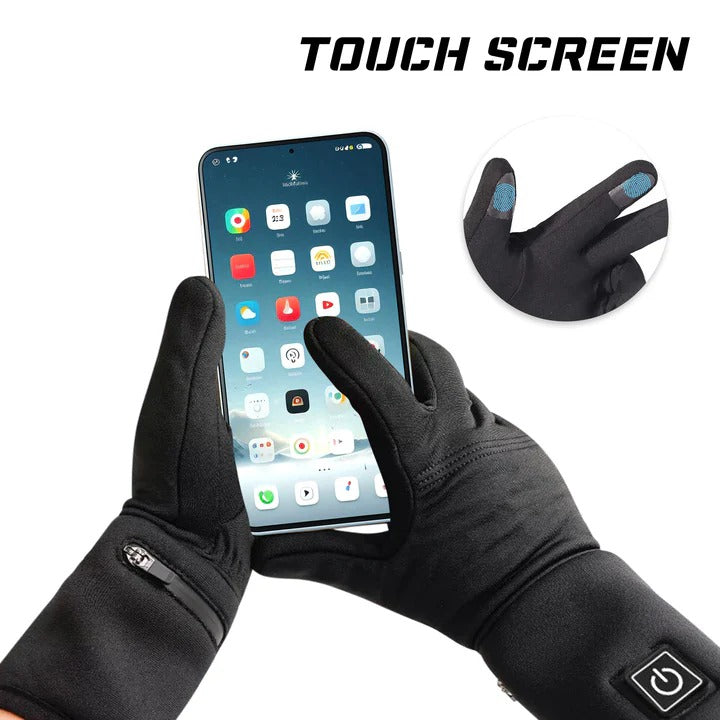 Warmfell™ Ultra-Thin Heated Glove Liners With Touchscreen Tips