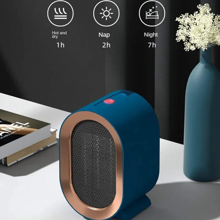 Warmfell™ Portable Ceramic Heater with Preset Timer