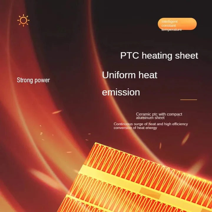 Warmfell™ Portable Ceramic Heater with Preset Timer