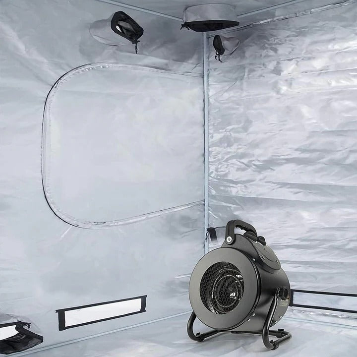 Warmfell™ 1500W Splash-Proof Fan Heater for Greenhouses and Workshops