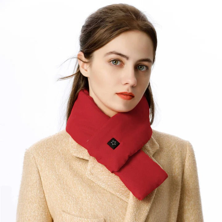 Warmfell™ Graphene Heated Neck Warmer with Three Adjustable Heat Levels