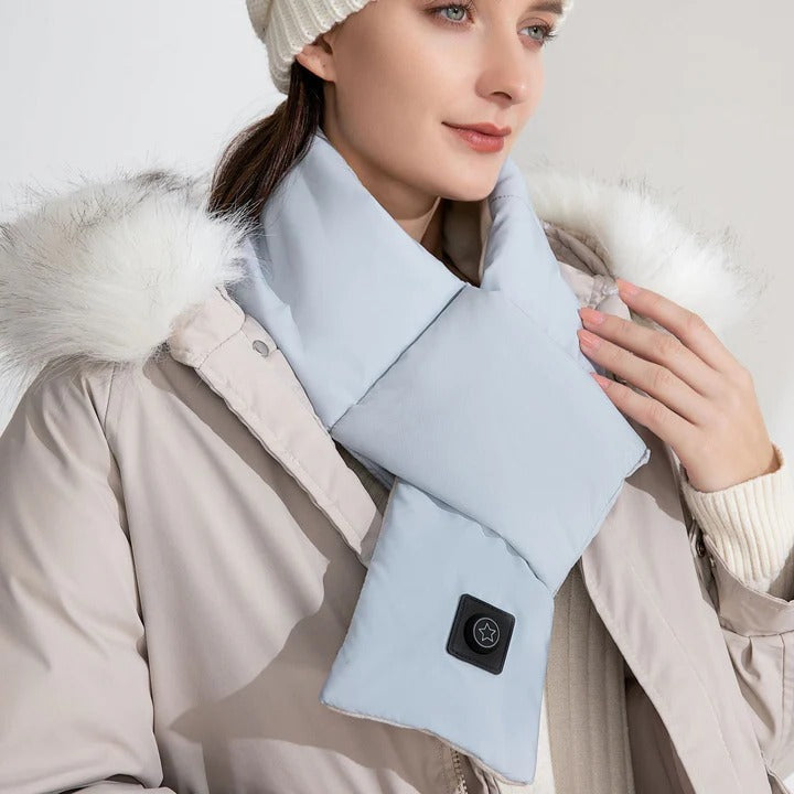 Warmfell™ Graphene Heated Neck Warmer with Three Adjustable Heat Levels