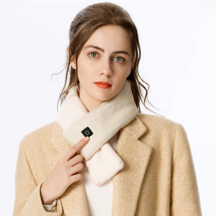 Warmfell™ Graphene Heated Neck Warmer with Three Adjustable Heat Levels