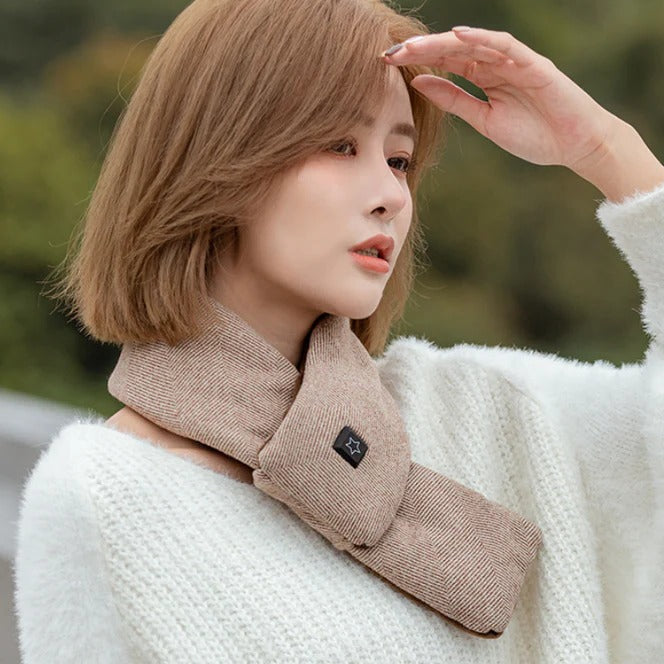 Warmfell™ Graphene Heated Neck Warmer with Three Adjustable Heat Levels