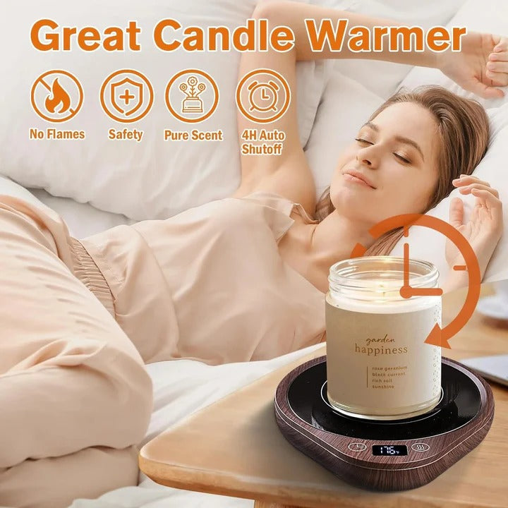 Warmfell™ Mug Warmer Set with Matching Mug and Auto Shut-Off