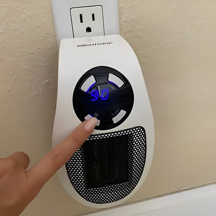 Warmfell™ Low-Noise Portable Heater with Timer and Safety Cut-Off