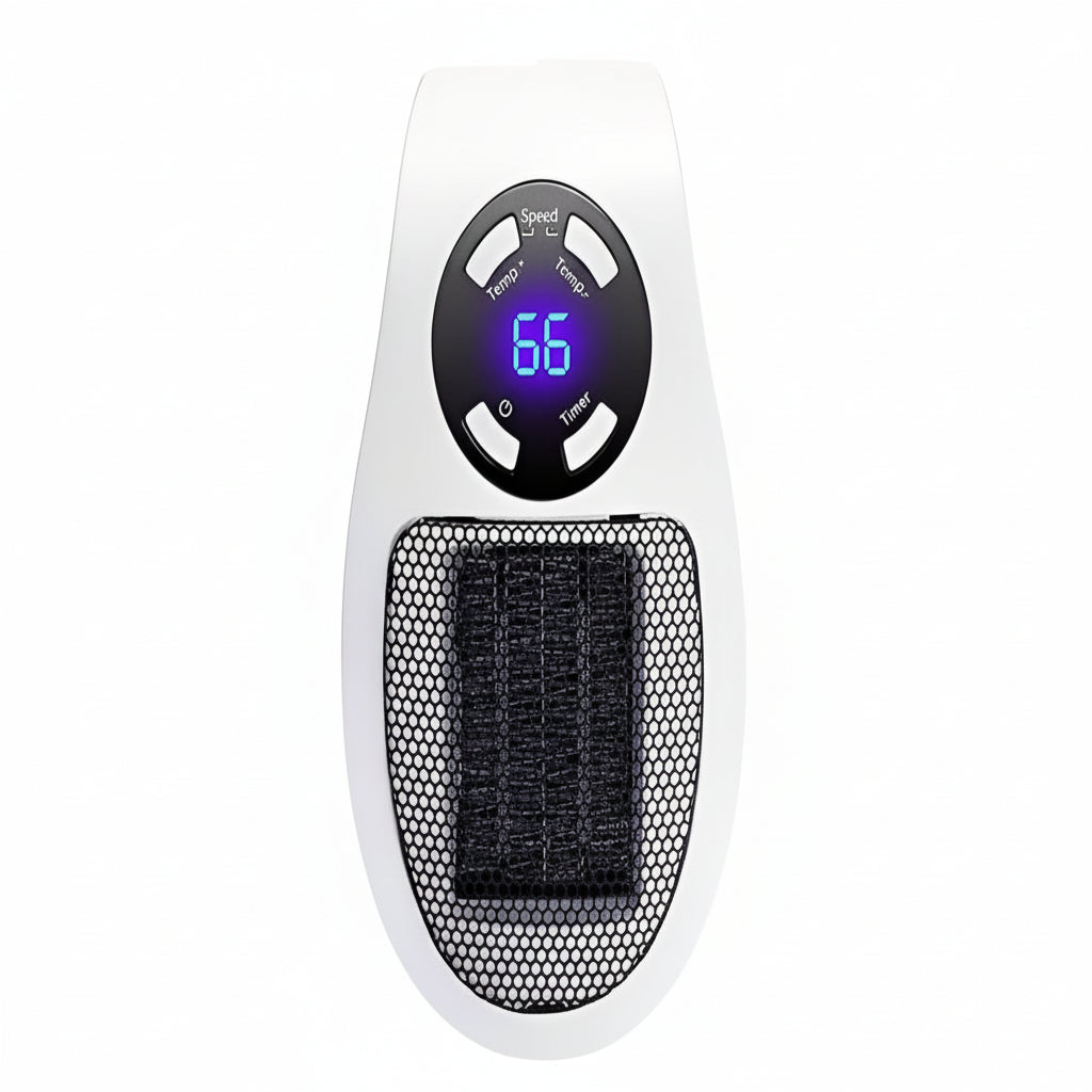 Warmfell™ Low-Noise Portable Heater with Timer and Safety Cut-Off