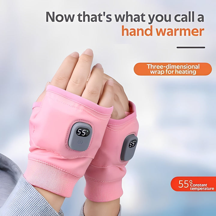 Warmfell™ Fingerless Heated Gloves with USB-C Charging and 3 Settings