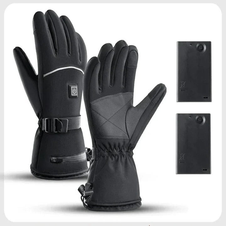 Warmfell™ Heated Motorbike Gloves with Touchscreen and Rechargeable Battery