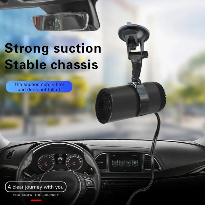 Warmfell™ 150W Car Heater Defroster with Suction Cup Mount