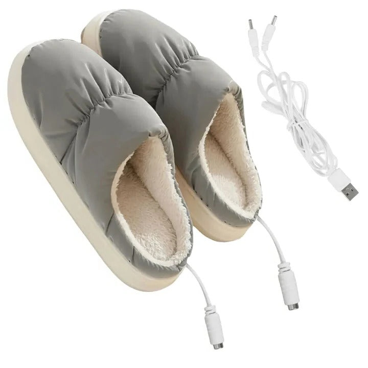 Warmfell™ USB Heated Slippers with Non-Slip Sole and Rapid Heating