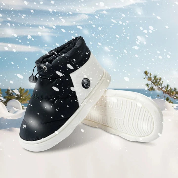 Warmfell™ Rechargeable Heated Slippers with 3 Heat Levels and Grip Sole