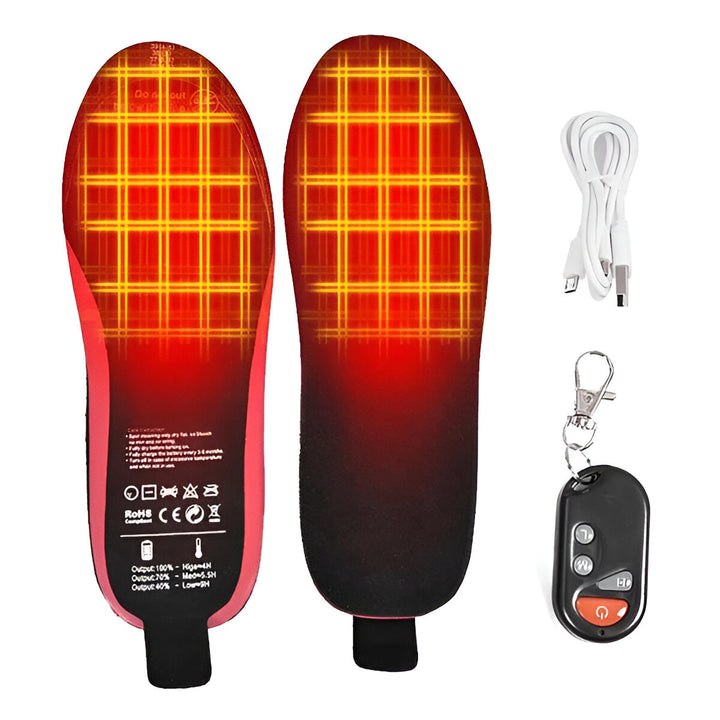Warmfell™ Ultra-Thin Heated Shoe Insoles with Remote Control