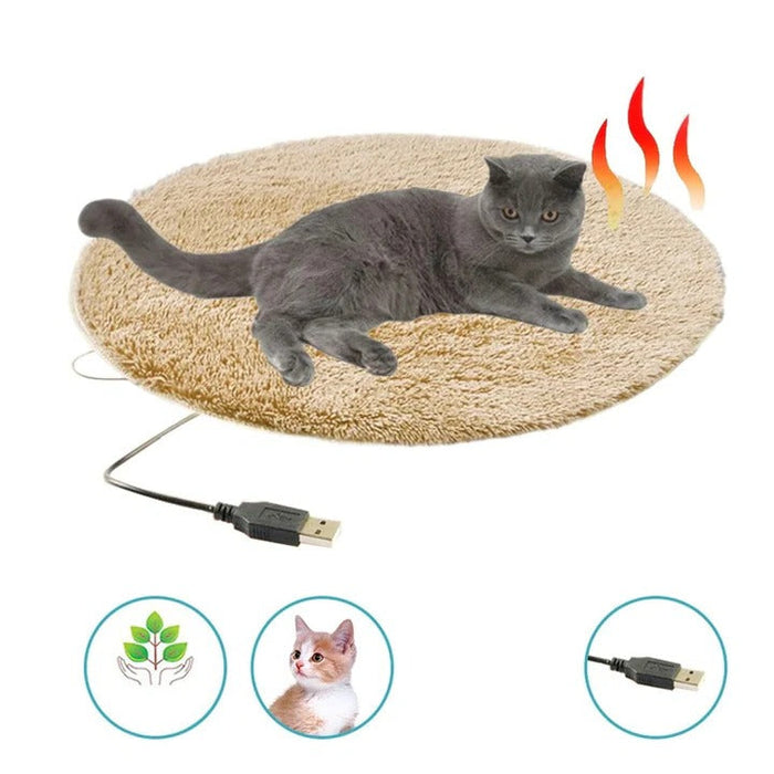 Warmfell™ USB Heated Pet Cushion With Constant Temperature