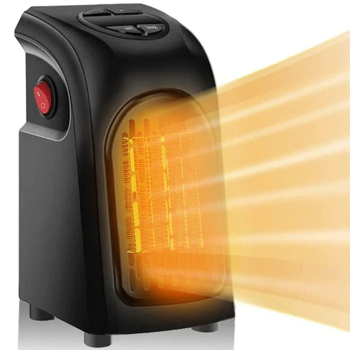 Warmfell™ Mini Wall Socket Heater with Digital Display and Timer
