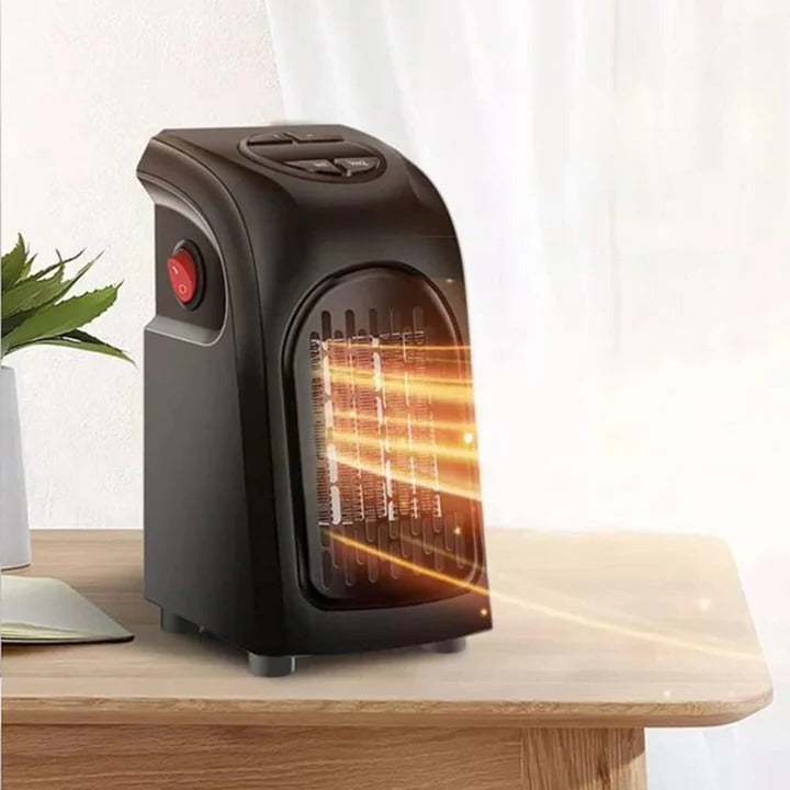 Warmfell™ Mini Wall Socket Heater with Digital Display and Timer