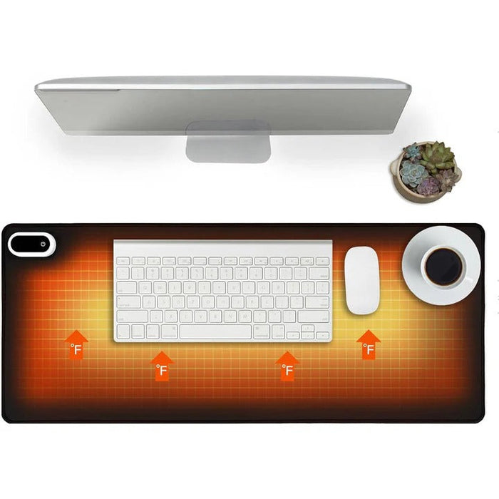 Warmfell™ Heated Desk Pad With Digital Display and 5 Heat Levels