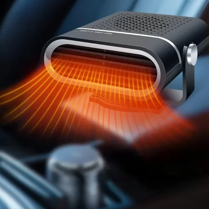 Warmfell™ Portable 12V/USB Car Heater and Cooler with Rotating Base