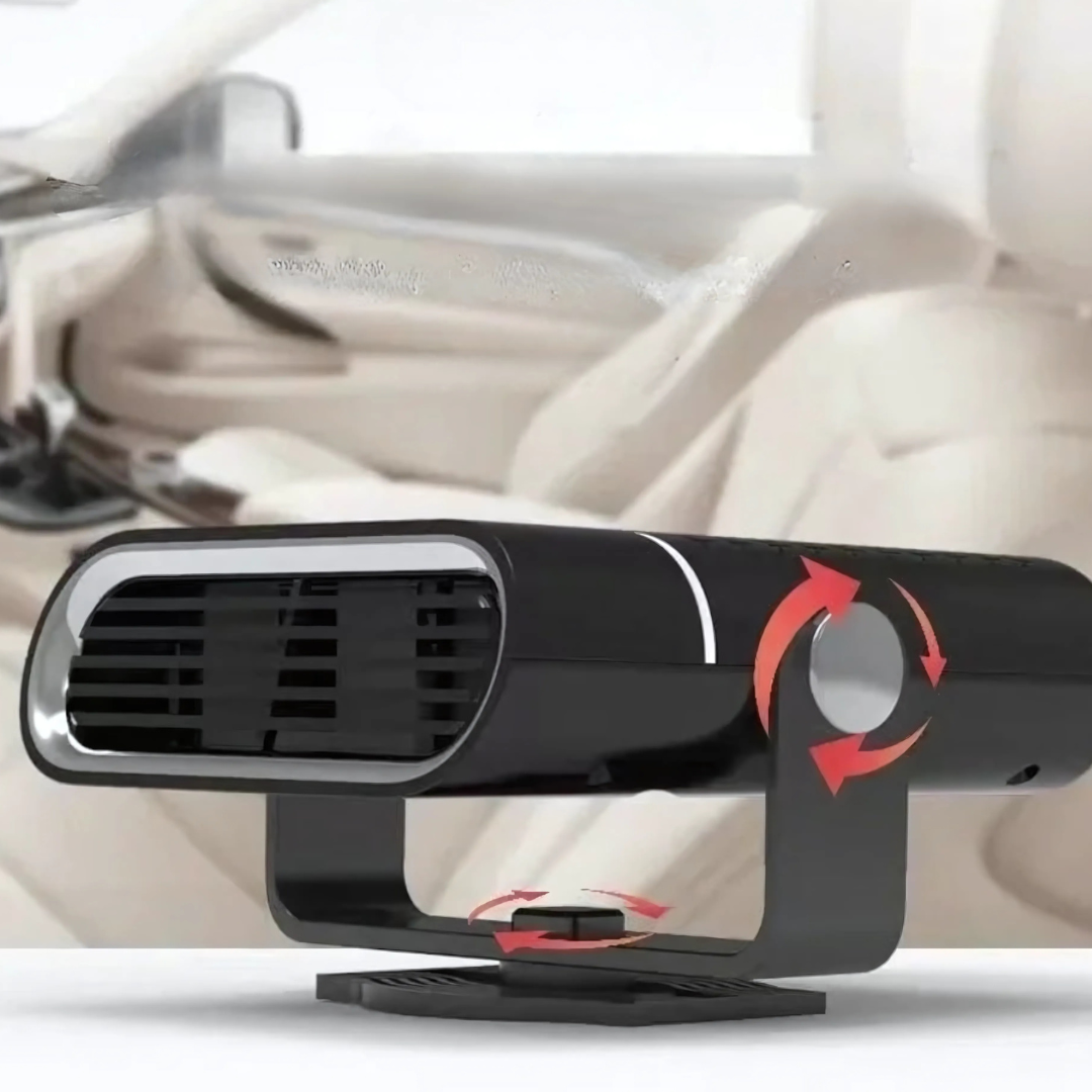 Warmfell™ Portable 12V/USB Car Heater and Cooler with Rotating Base