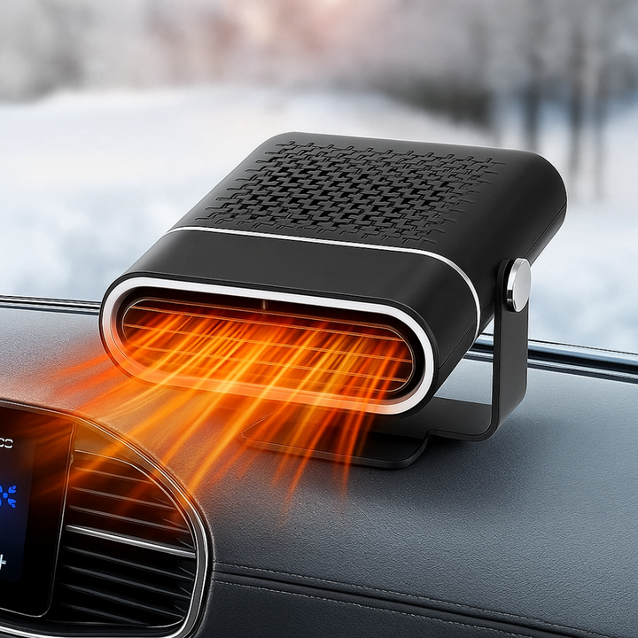Warmfell™ Portable 12V/USB Car Heater and Cooler with Rotating Base