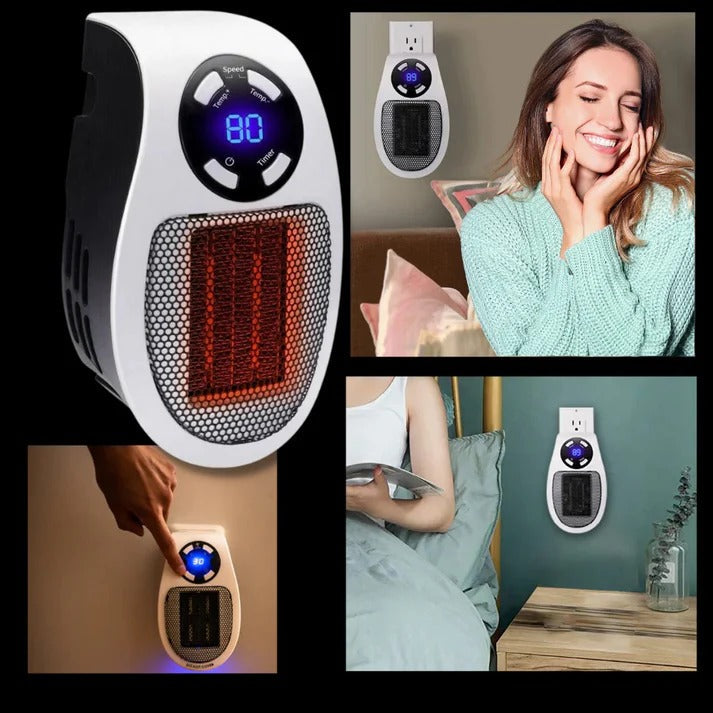 Warmfell™ Cordless Wall Socket Heater with Remote Control
