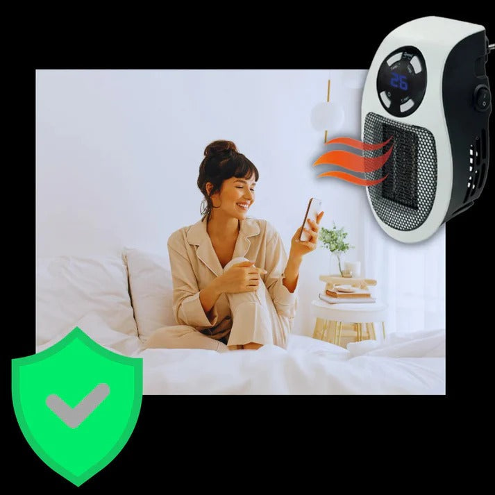 Warmfell™ Cordless Wall Socket Heater with Remote Control