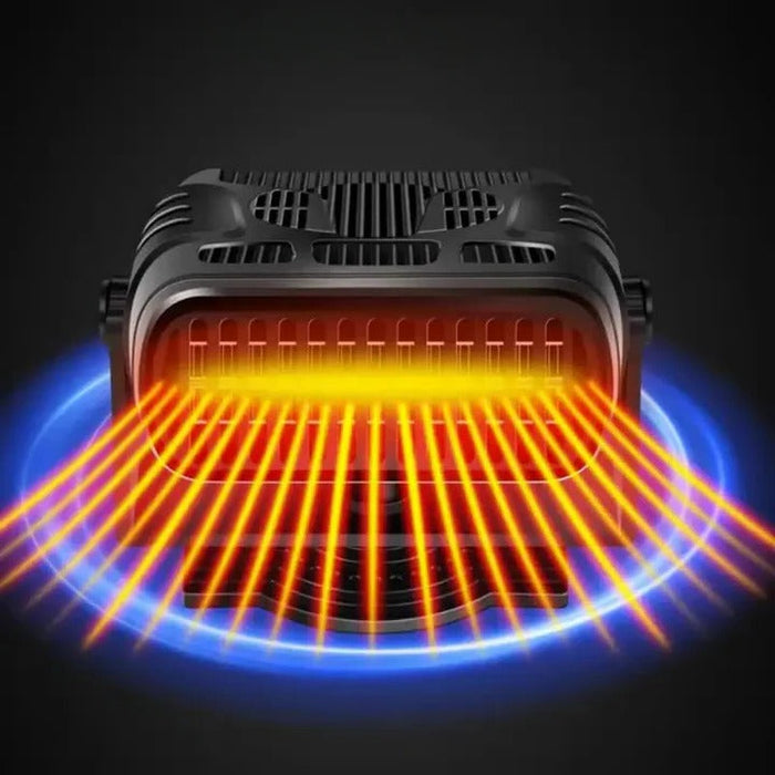 Warmfell™ 2-in-1 Portable Car Heater & Cooling Fan, 12V Plug-in